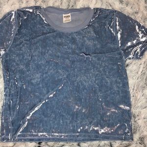 Pink Victoria Secret Velvet Top Size Large